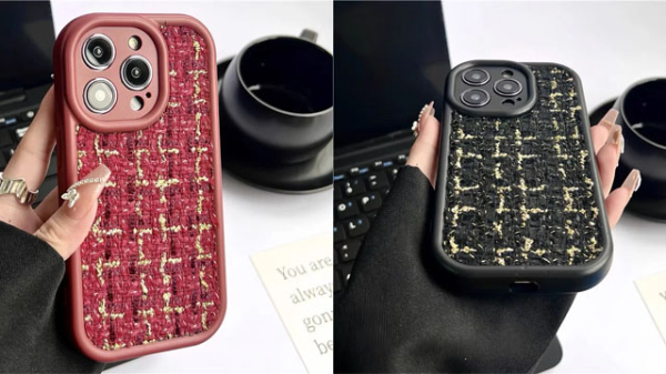 Пять тканевых чехлов для iPhone 15 с Aliexpress